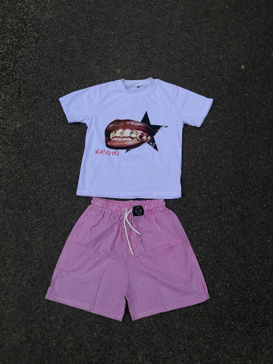 WOMEN'S BABY TEES + SHORTS